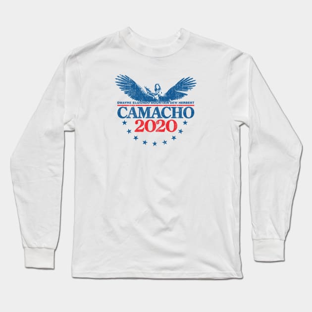 Vote Camacho 2020 (Variant) Long Sleeve T-Shirt by huckblade